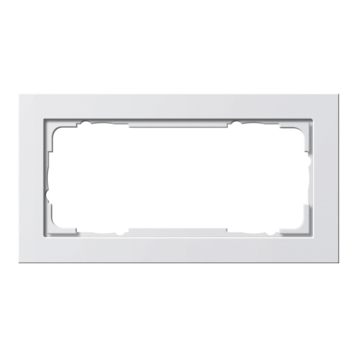 Gira Cadre 2f.rws-gl sans barre centrale 100229