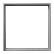 Gira Cadre adaptateur alu carré 50x50mm S.55 028226-3