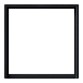 Gira Cadre adaptateur noir carré 50×50 mm 0282005