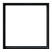Gira Cadre adaptateur noir carré 50×50 mm 0282005-1