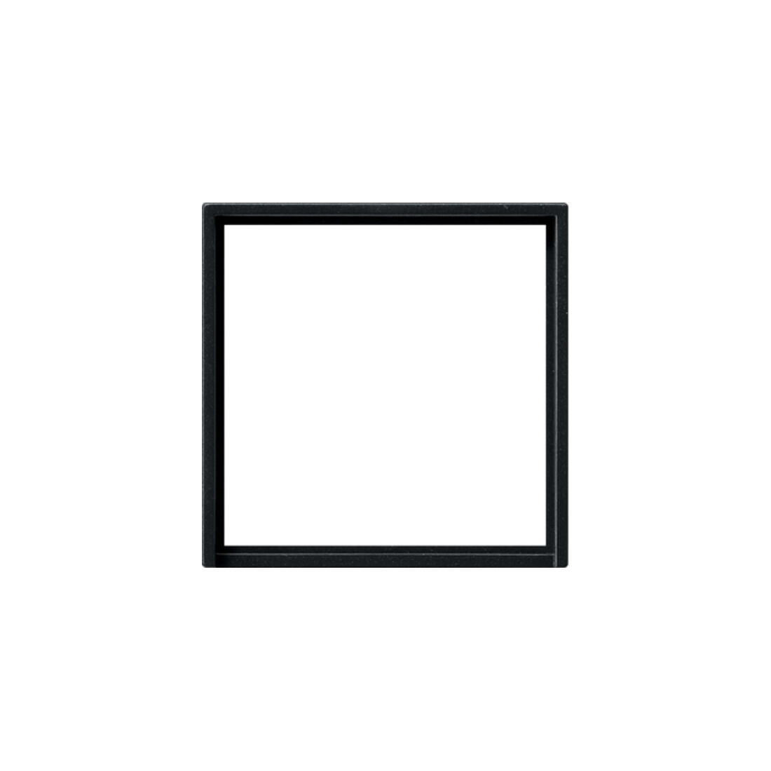 Gira Cadre adaptateur noir carré 50×50 mm 0282005