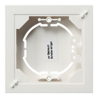 Gira Cadre AP 1f. avec interrupteur à bascule plat 021929
