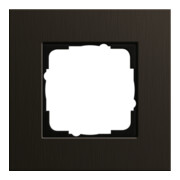 Gira Cadre de finition 1 poste aluminium brun 0211127-1