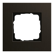 Gira Cadre de finition 1 poste aluminium brun 0211127-3