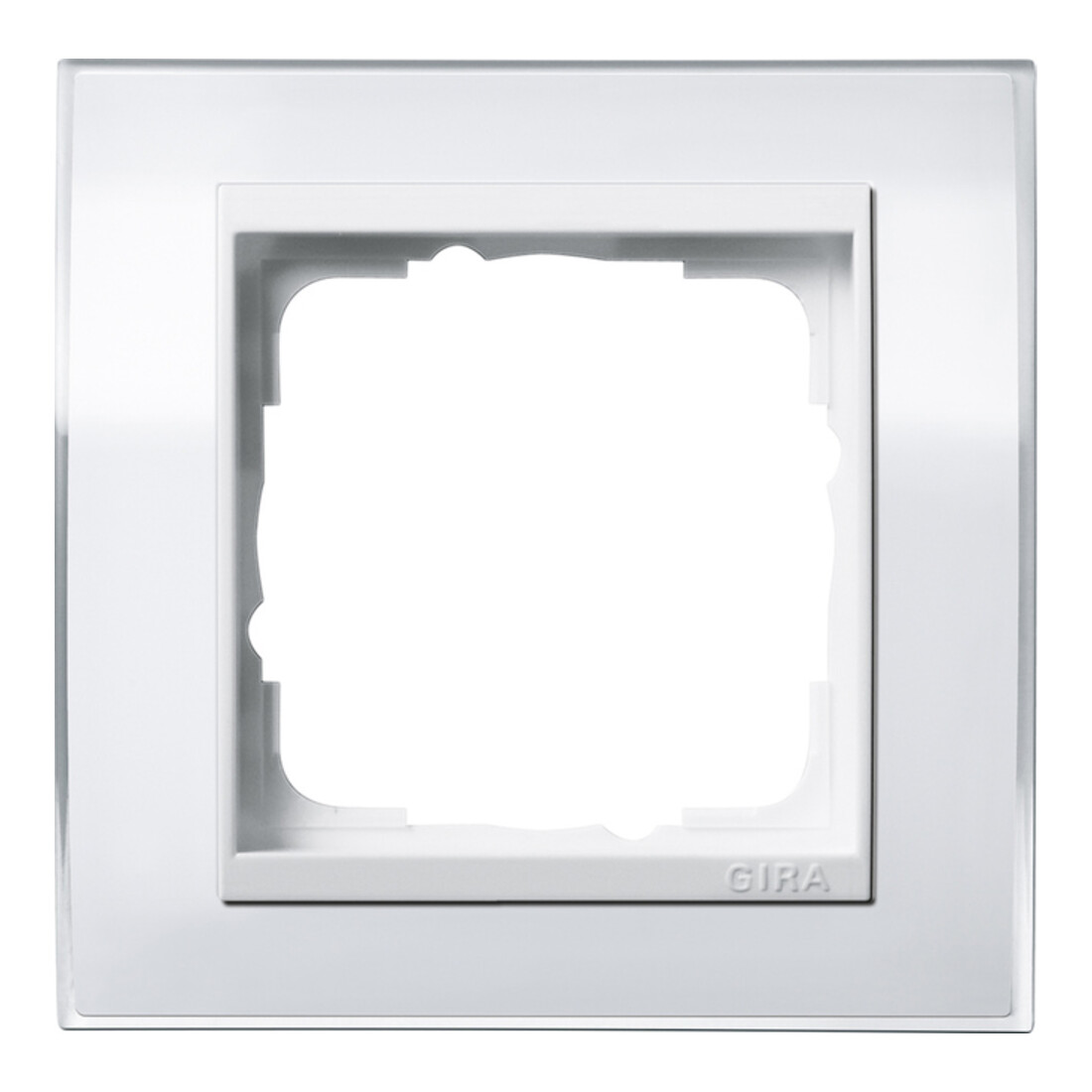 Gira Cadre de finition 1 poste blanc clair 0211723