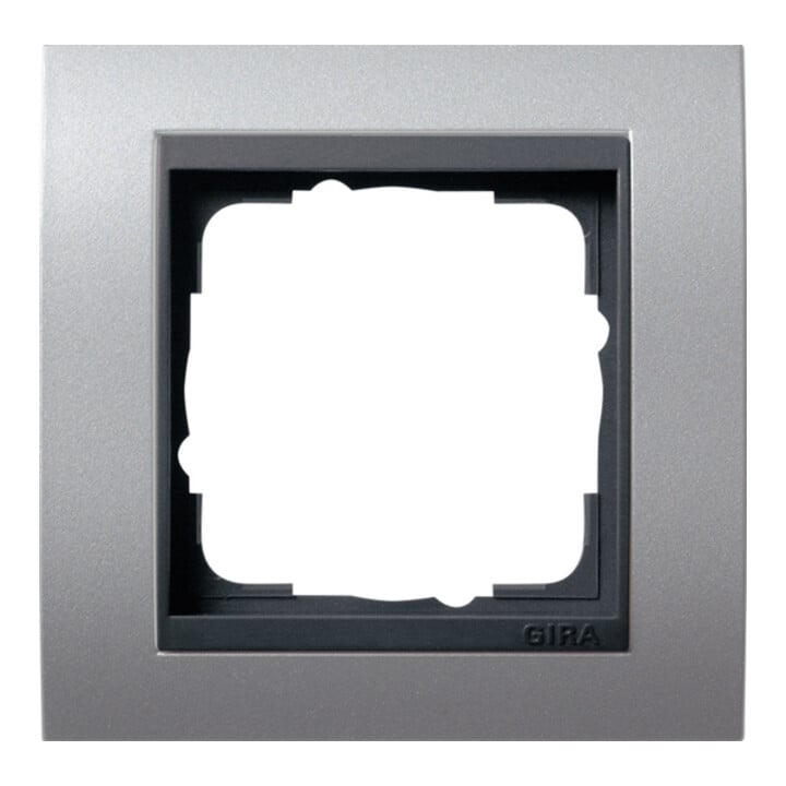 Gira Cadre de finition 1f. alu pour anth. ZL, incassable 021106