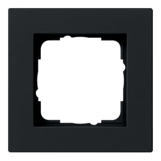 Gira Cadre de finition 1f. noir plat 0211095