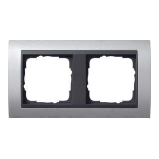 Gira Cadre de finition 2f. alu pour anth.ZL, incassable 021206
