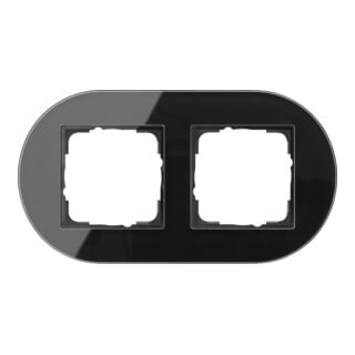 Gira Cadre de finition 2f noir