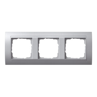 Gira Cadre de finition 3f.alu avec plaque alu, Event 021336