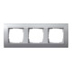 Gira Cadre de finition 3f.alu avec plaque alu, Event 021336