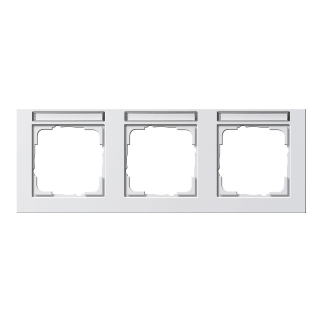 Gira Cadre de finition 3f. rws horizontal, résistant aux chocs 109329