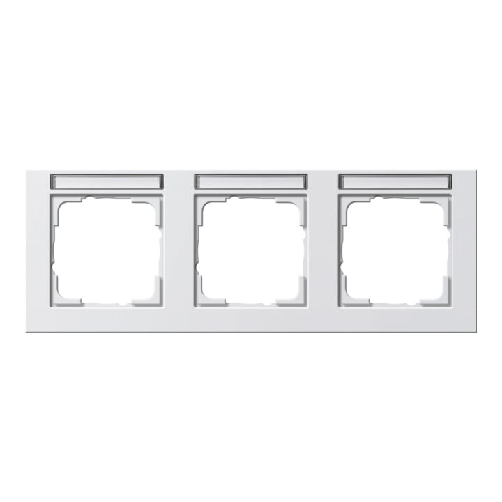 Gira Cadre de finition 3f. rws horizontal, résistant aux chocs 109329