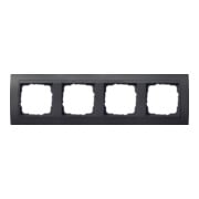 Gira Cadre de finition 4f. anthracite pour anthracite ZL, incassable 021408-3