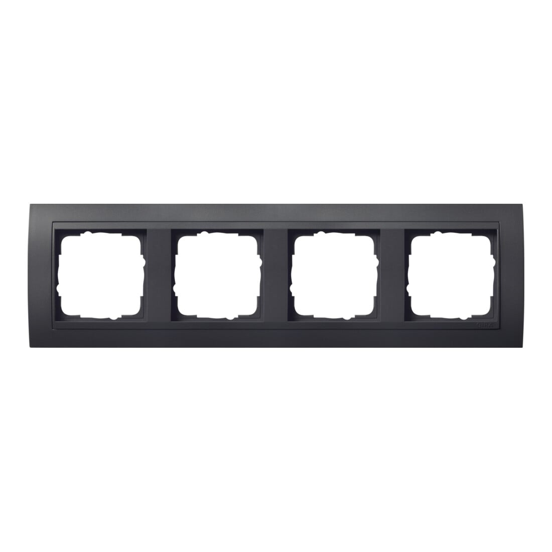 Gira Cadre de finition 4f. anthracite pour anthracite ZL, incassable 021408
