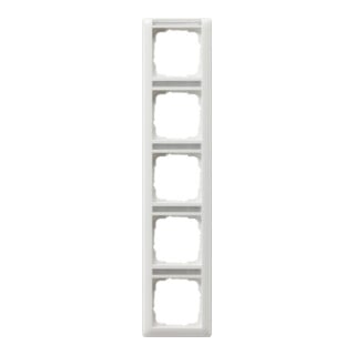 Gira Cadre de finition 5-fach blanc pur brillant 111503
