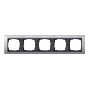 Gira Cadre de finition 5f. alu pour anth. ZL, incassable 021506-1