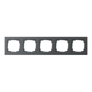 Gira Cadre de finition 5f. anthracite E2 021523