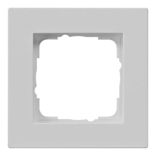 Gira Cadre de recouvrement 1-f. plat, gris 0211375