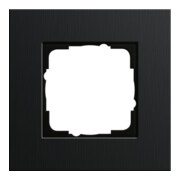 Gira Cadre de recouvrement 1 place aluminium noir 0211126-1