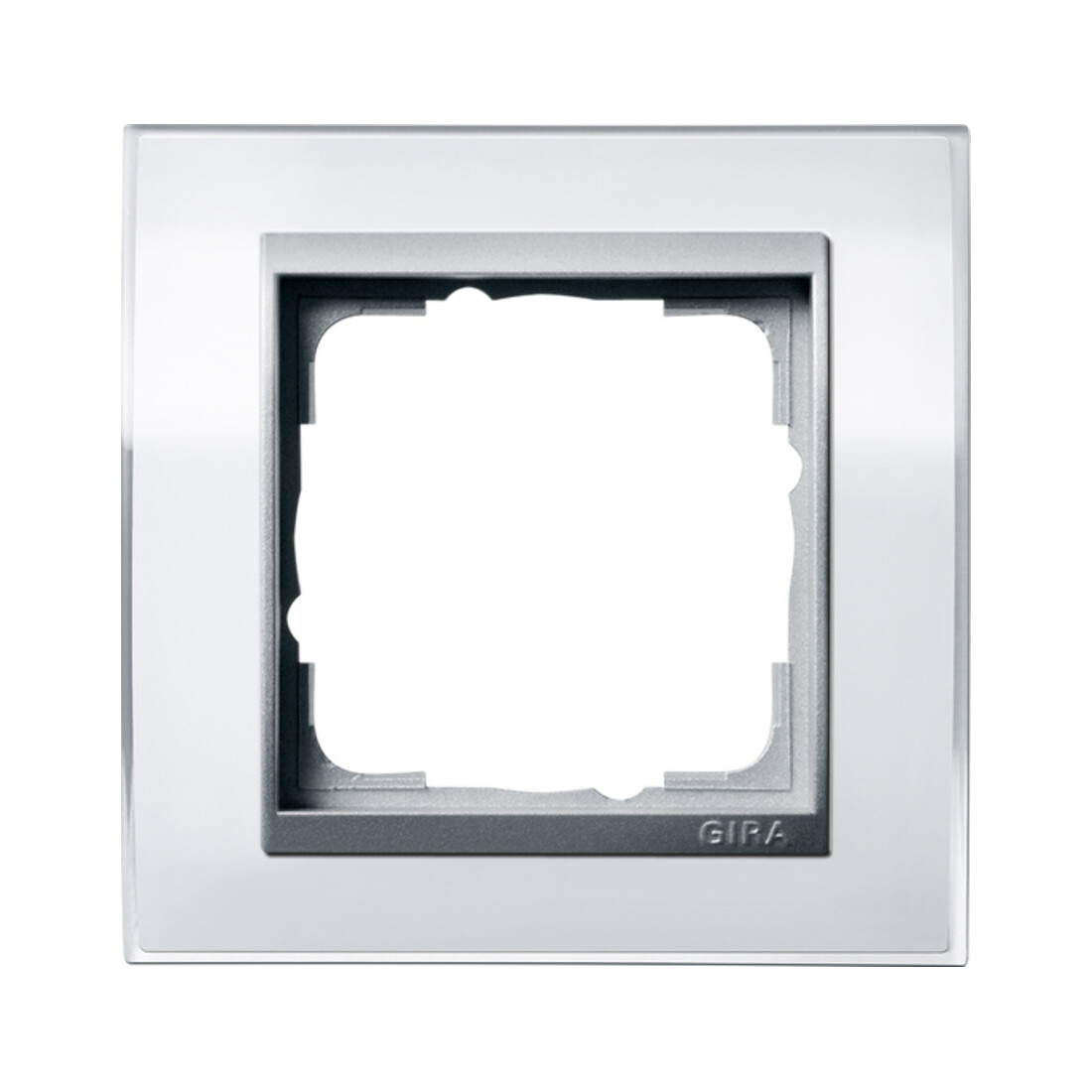 Gira Cadre de recouvrement 1 poste blanc clair 0211726