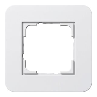Gira Cadre de recouvrement 1 poste Blanc pur/Blanc pur 0211410