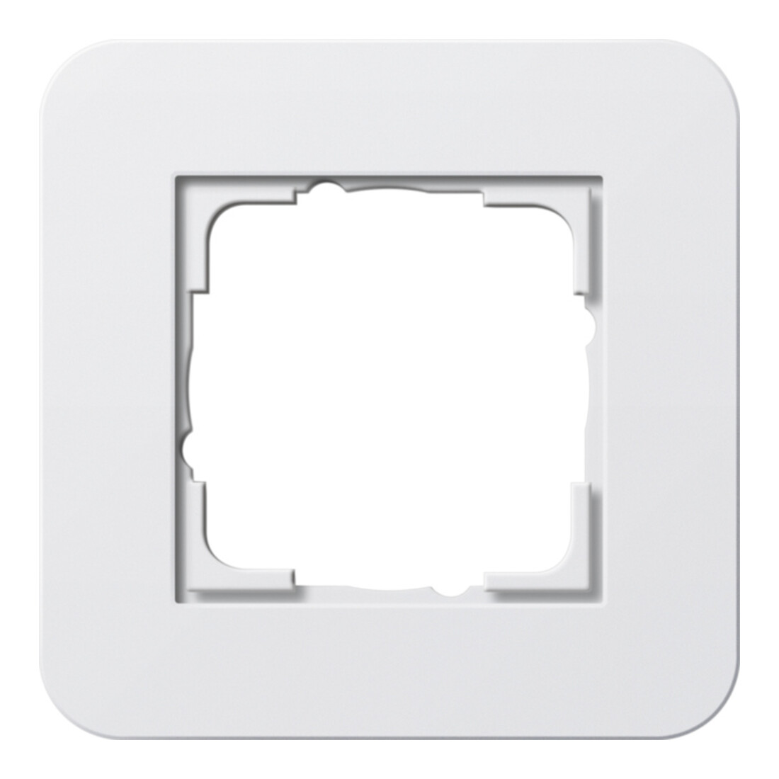Gira Cadre de recouvrement 1 poste Blanc pur/Blanc pur 0211410