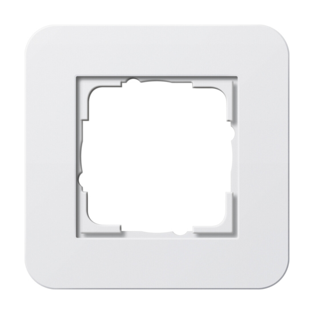 Gira Cadre de recouvrement 1 poste Blanc pur/Blanc pur 0211410