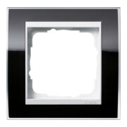 Gira Cadre de recouvrement 1 poste clair noir 0211733-1