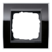 Gira Cadre de recouvrement 1 poste clair noir 0211738-1