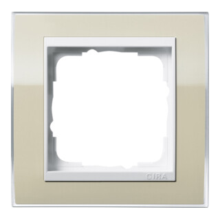 Gira Cadre de recouvrement 1 poste clair sable 0211773