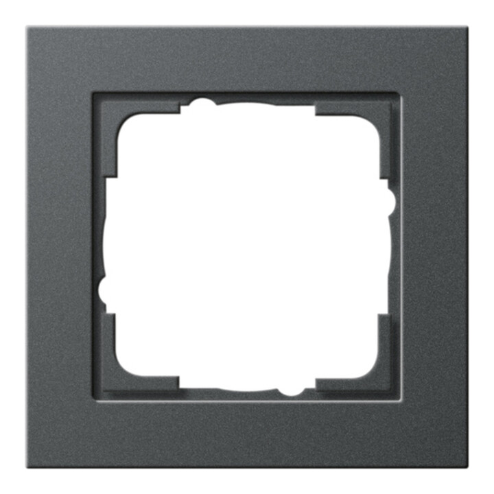 Gira Cadre de recouvrement 1f. anthracite incassable 021123