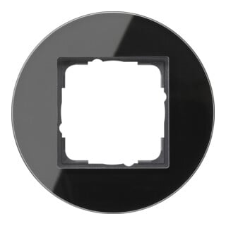 Gira Cadre de recouvrement 1f. noir 0211135