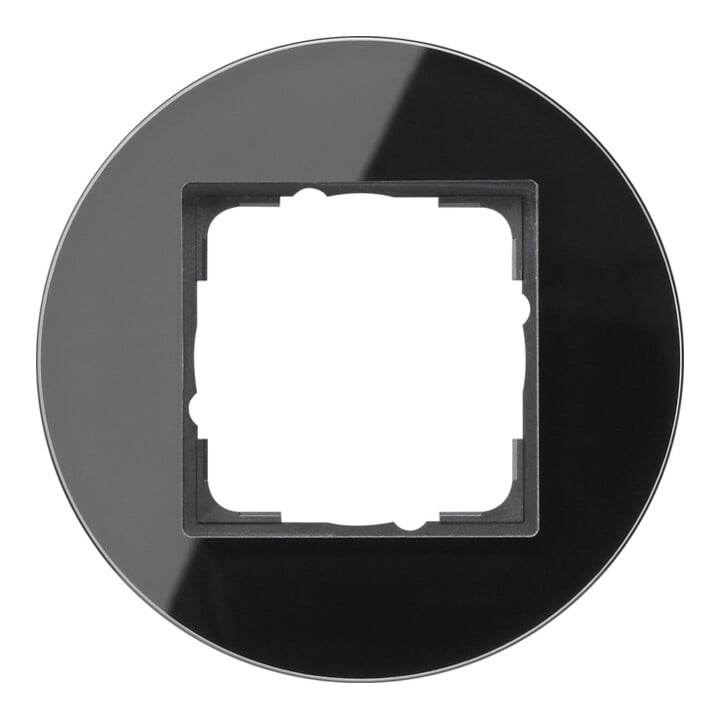 Gira Cadre de recouvrement 1f. noir 0211135