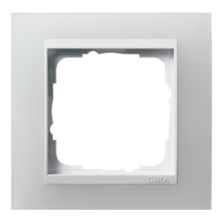 Gira Cadre de recouvrement 1f. opaque blanc pour rws Event 0211334