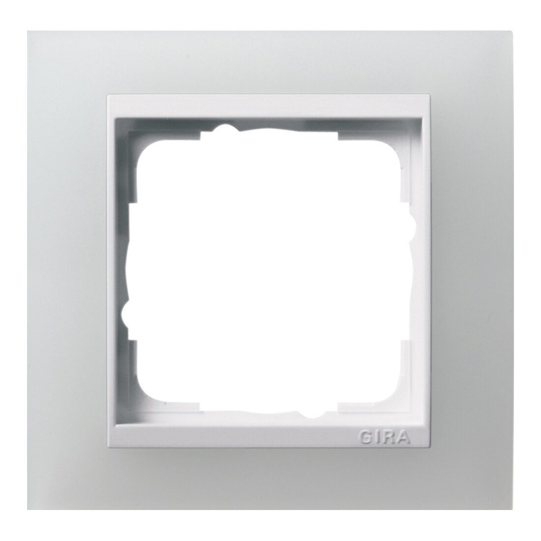 Gira Cadre de recouvrement 1f. opaque blanc pour rws Event 0211334