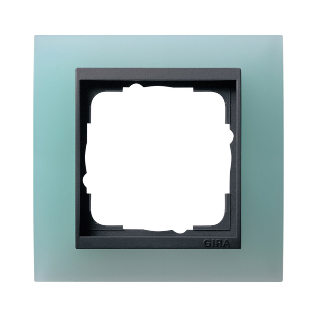 Gira Cadre de recouvrement 1f. opaque menthe avec anth. ZL, Event 021185