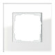 Gira Cadre de recouvrement 1f. verre blanc Esprit 021112