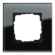 Gira Cadre de recouvrement 1f. verre noir Esprit 021105