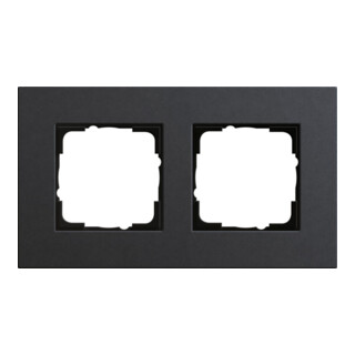Gira Cadre de recouvrement 2 fois anthracite 0212226