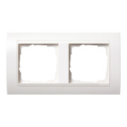 Gira Cadre de recouvrement 2 fois blanc pur Event 0212803-1