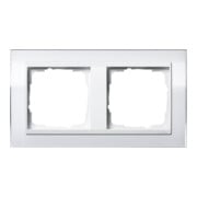 Gira Cadre de recouvrement 2 fois clair blanc 0212723-1