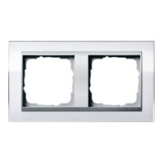 Gira Cadre de recouvrement 2 fois clair blanc 0212726-1
