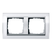 Gira Cadre de recouvrement 2 fois clair blanc 0212726-3