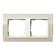 Gira Cadre de recouvrement 2 fois clair sable 0212771-3