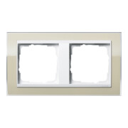 Gira Cadre de recouvrement 2 fois clair sable 0212773-3