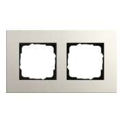 Gira Cadre de recouvrement 2 postes gris clair 0212220-1