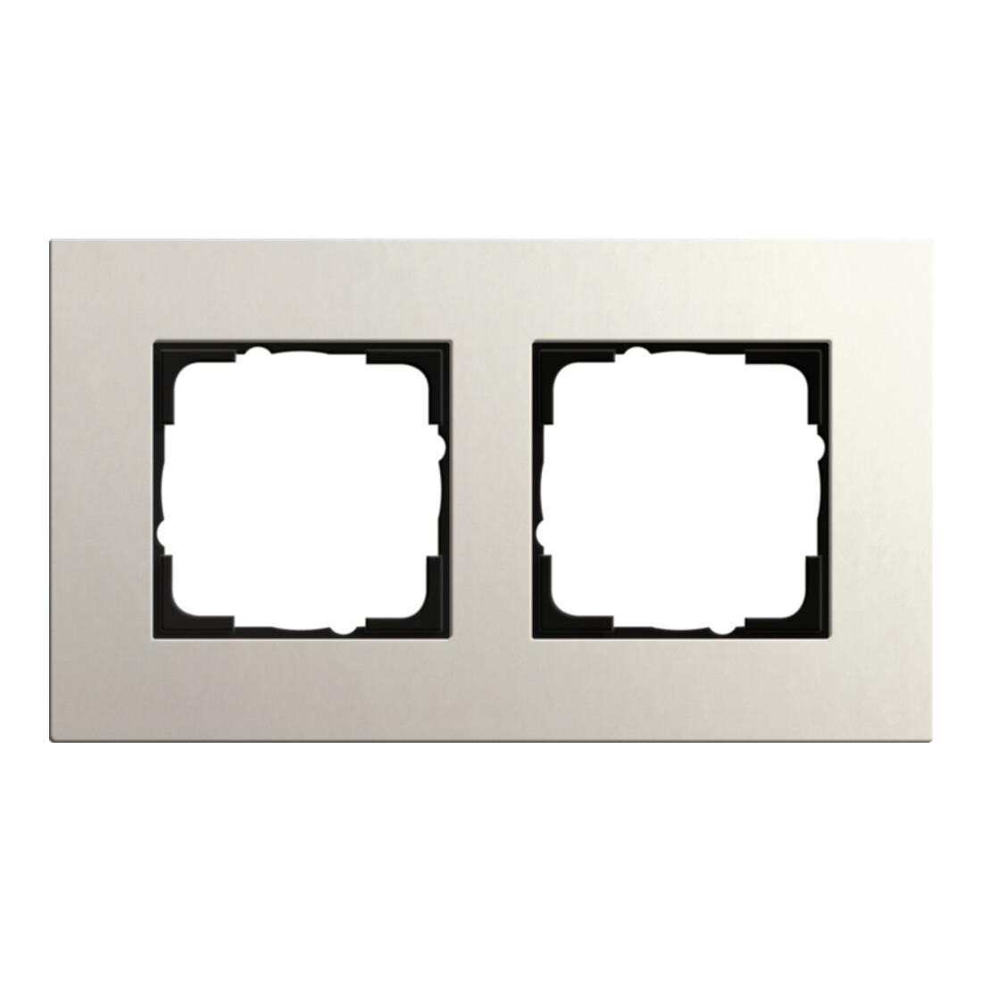 Gira Cadre de recouvrement 2 postes gris clair 0212220