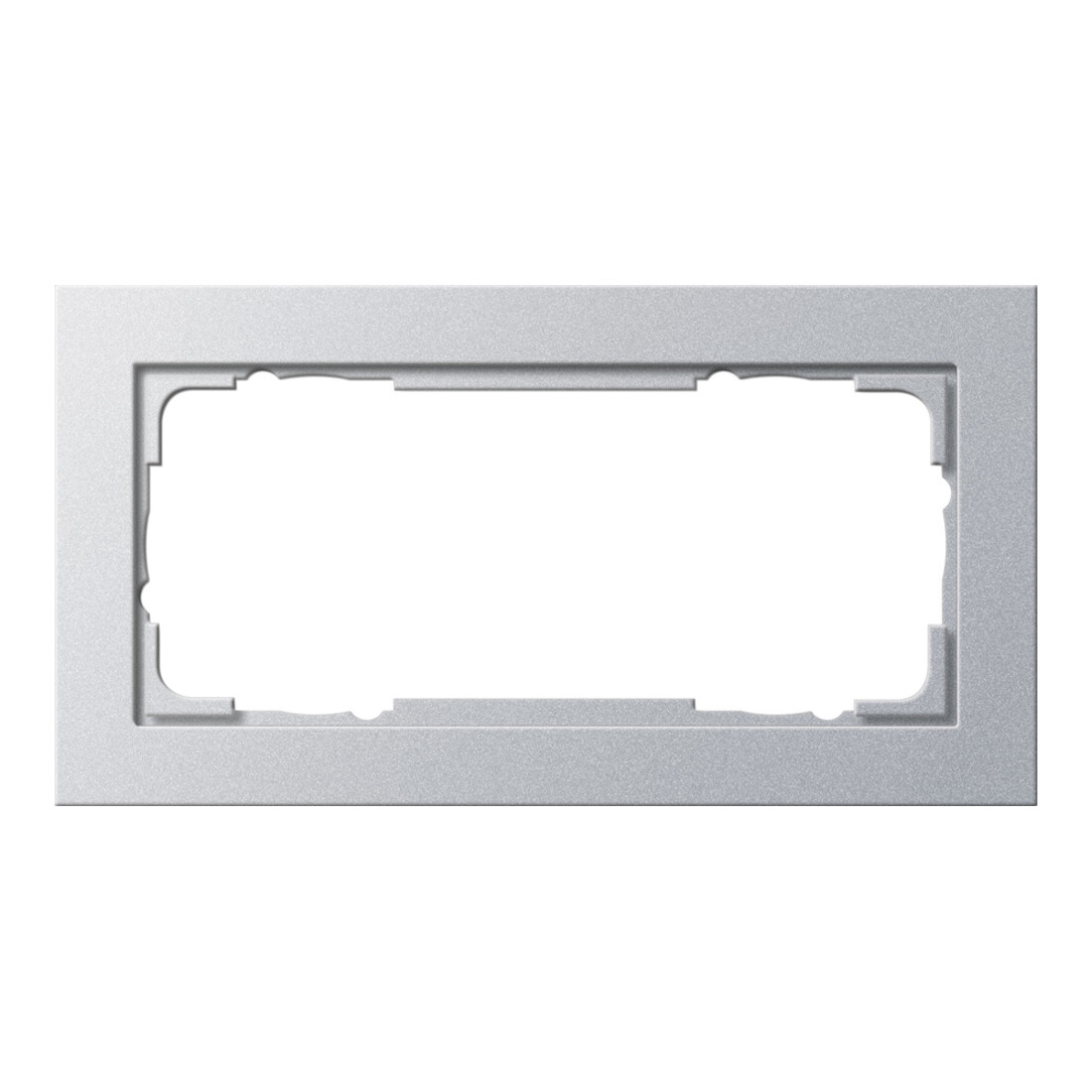 Gira Cadre de recouvrement 2f alu E2 100225