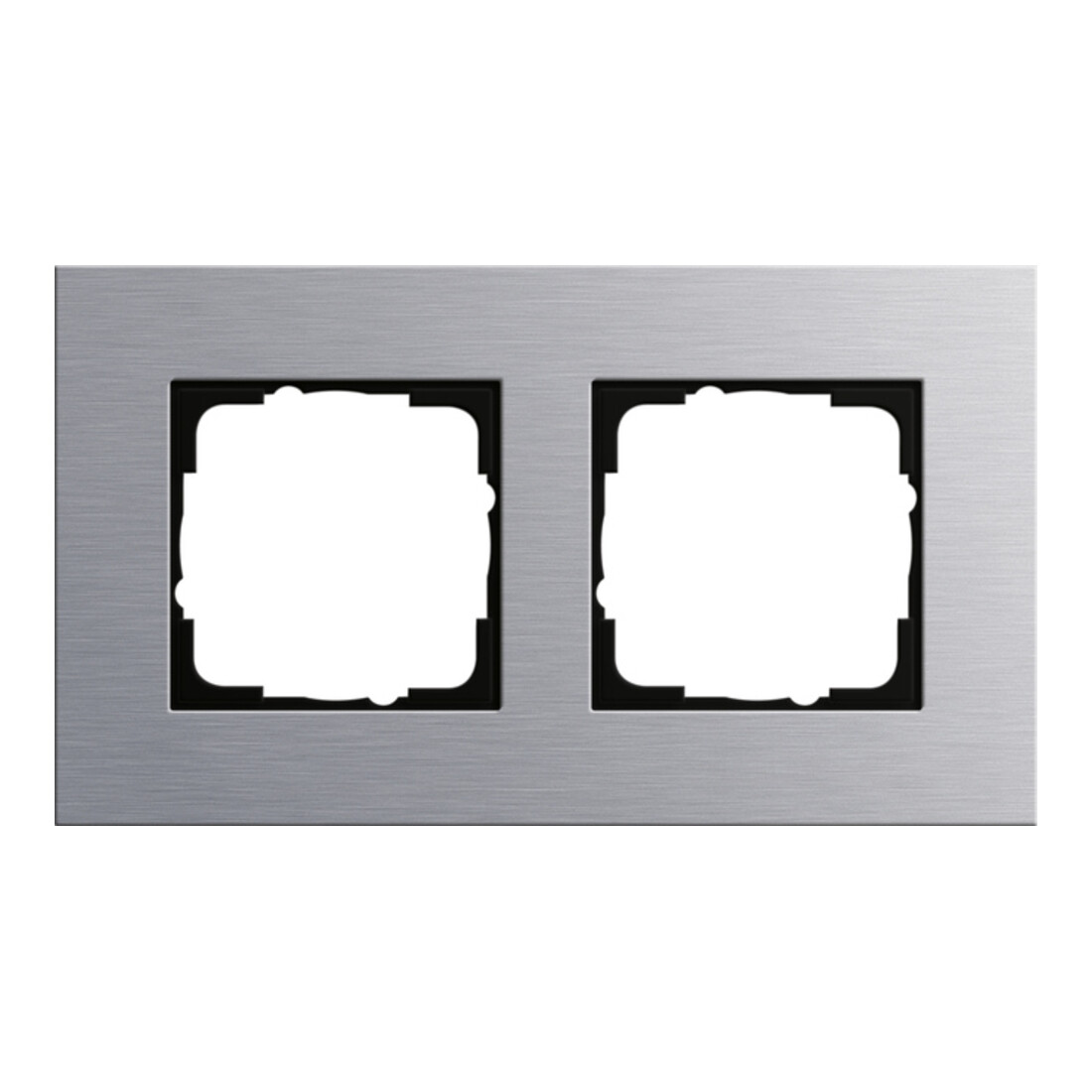 Gira Cadre de recouvrement 2f. alu Esprit 021217